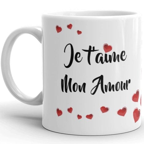 Boutique CC Tasse d’amour, cadeau pour femme/homme/compagnon(e)/petit(e) amie/ami, parfaite pour toutes occasions.