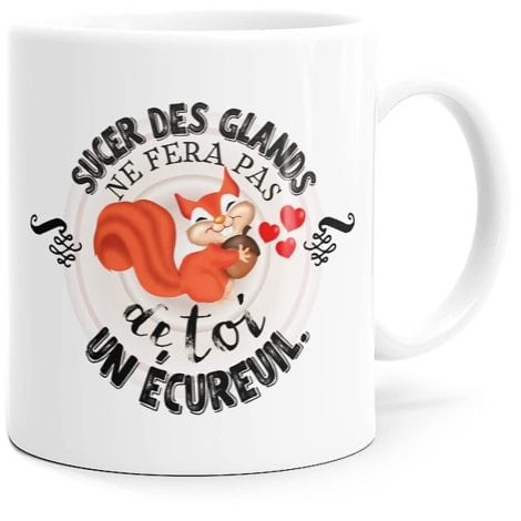 Tasse Rigolote “Souriez dès le Matin” : cadeau original pour ami, couple, collègue, frère, sœur. Parfait pour anniversaire, Noël.