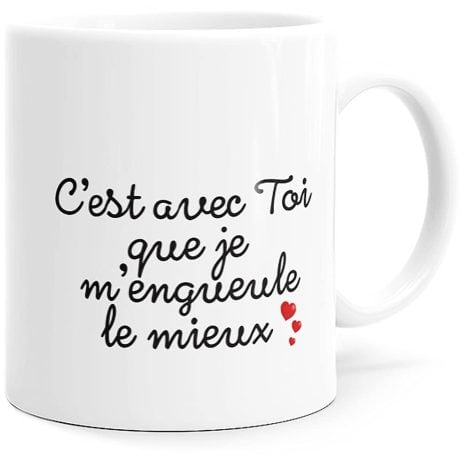 Mug humoristique de la collection Luigi, un cadeau original pour surprendre chaque matin avec le sourire.