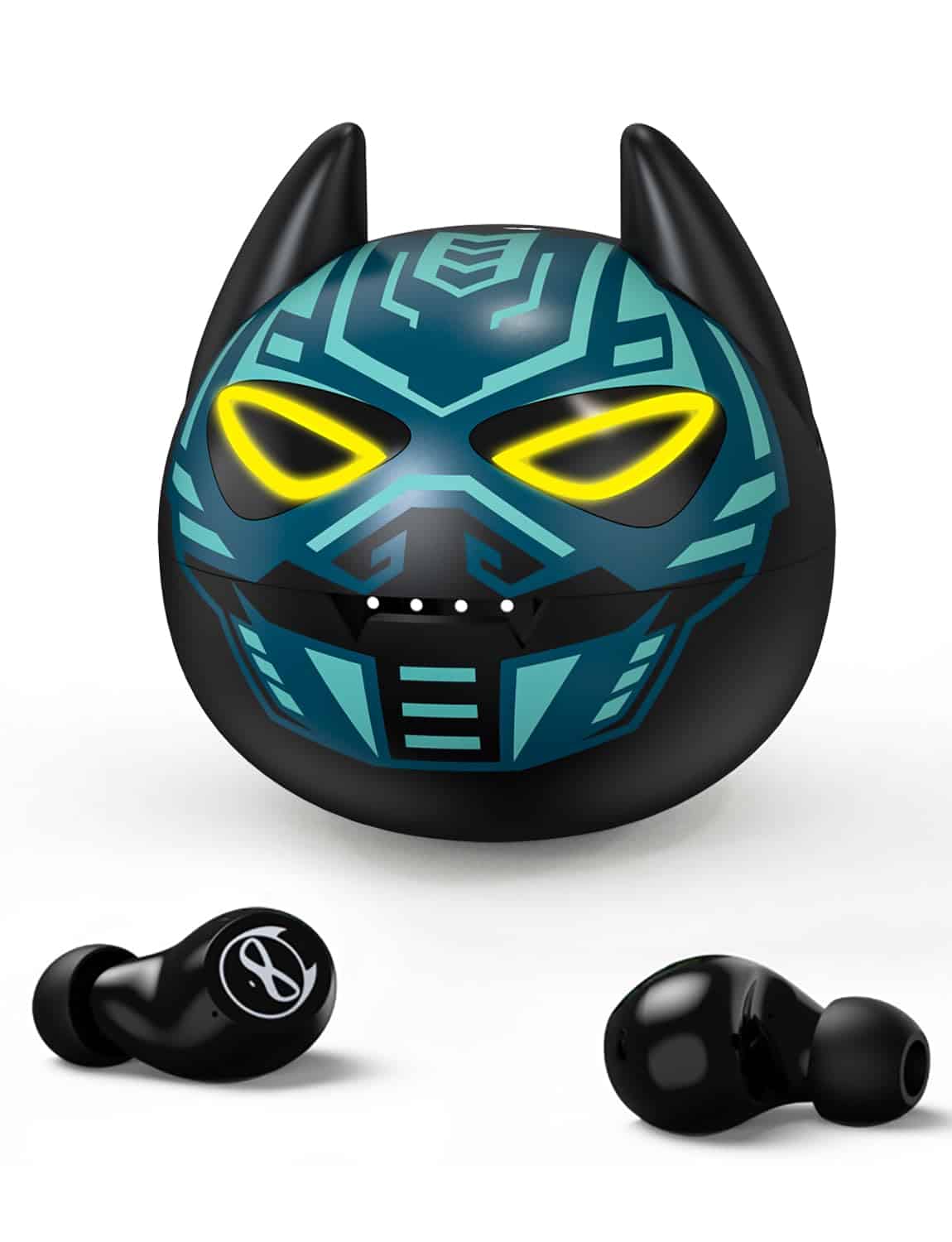 Togetface Casque sans Fil pour Enfants - Forme Cool avec Casque Bluetooth 5.1, Microphone intégré, 36 Heures d'autonomie, IPX5 étanche, contrôle Tactile, Convient pour Le Sport, Les Voyages, Le