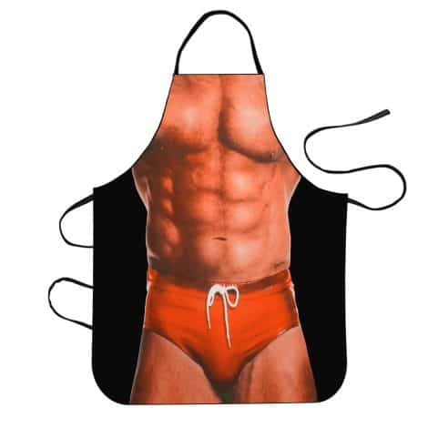 Tablier Muscle Man, créatif et sexy, parfait cadeau pour homme ou petit ami.