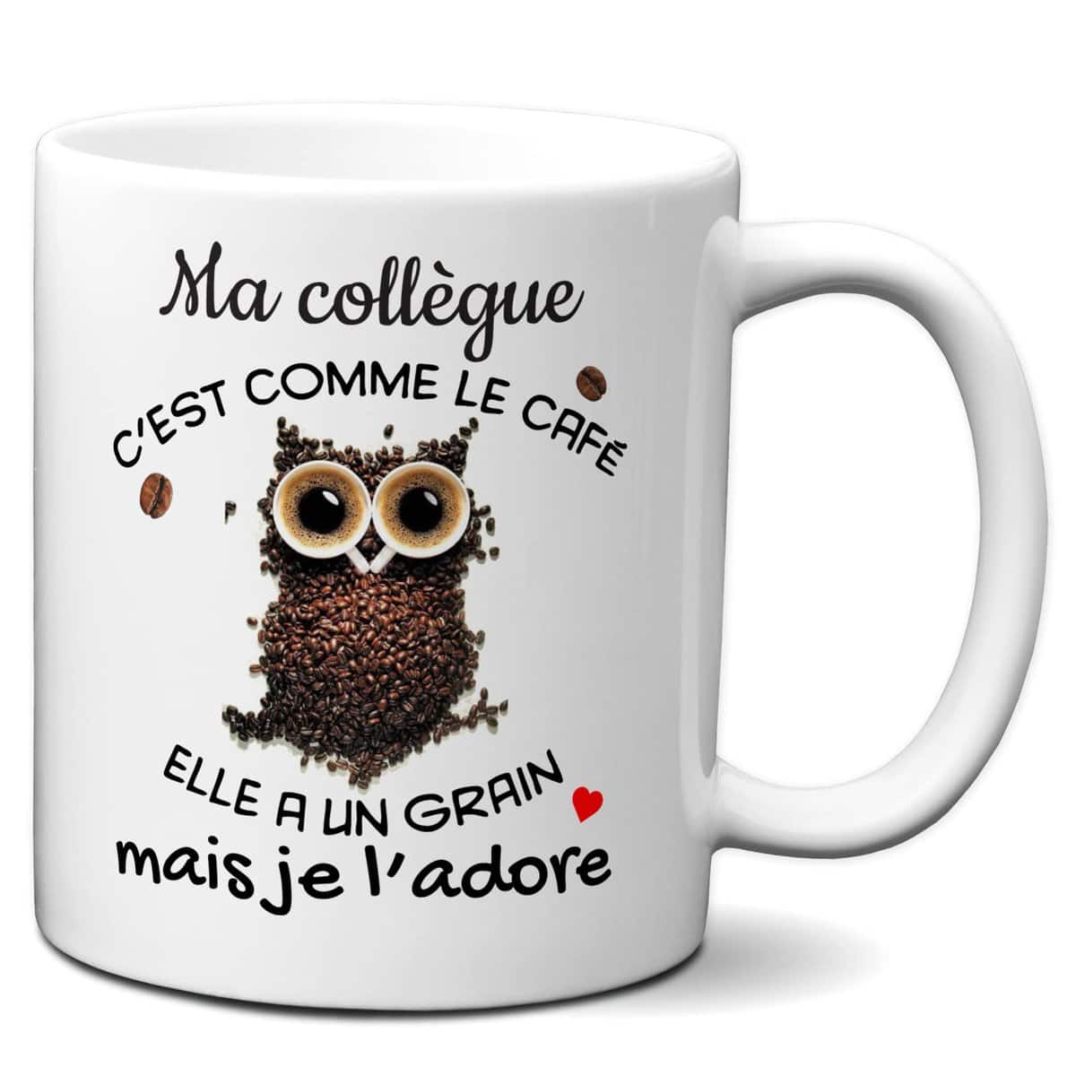 L'Esprit Des Anges Tasse-Mug - Ma Collègue c'est comme le Café - Idée Cadeau Entreprise Amie Travail Nouveau Job