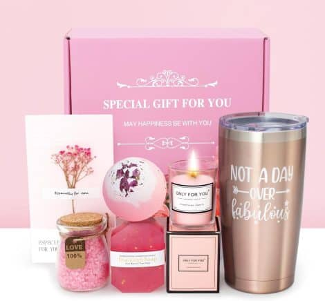 MUJUZE: Coffret cadeau sympa pour femmes, idéal pour Noël, anniversaire, petite amie, anniversaire.