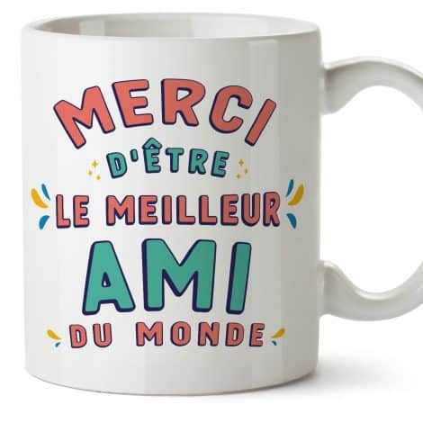 Tasses AMI/COPAIN MUGFFINS – Cadeau original pour meilleur ami – 11 oz / 330 ml.