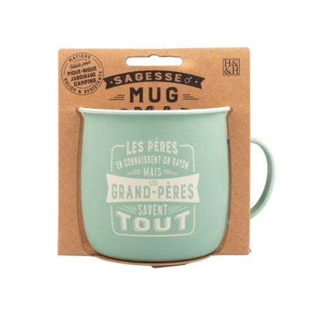 Tasse de voyage – Tasse de thé et de café personnalisée pour Grand-père – cadeau masculin.