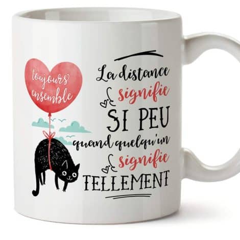 Mug/Tasse Saint Valentin (Je t’aime) – Symbole si puissant – Idée Cadeau Romantique.