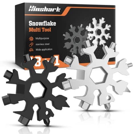 Hinshark Flocon de Neige 18 en 1, le cadeau original et pratique pour homme, anniversaire et Noël.