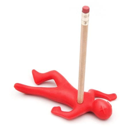 Porte-stylo Dead Fred, original et amusant, pour accessoires de bureau et cadeau pour hommes.