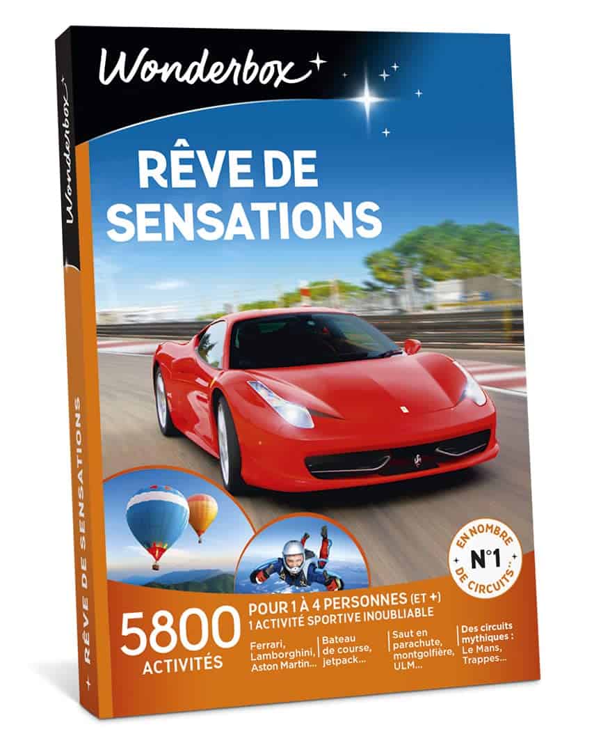 Wonderbox - Coffret Cadeau - Aventure - Rêve De Sensations - 1 Activité Sportive Inoubliable