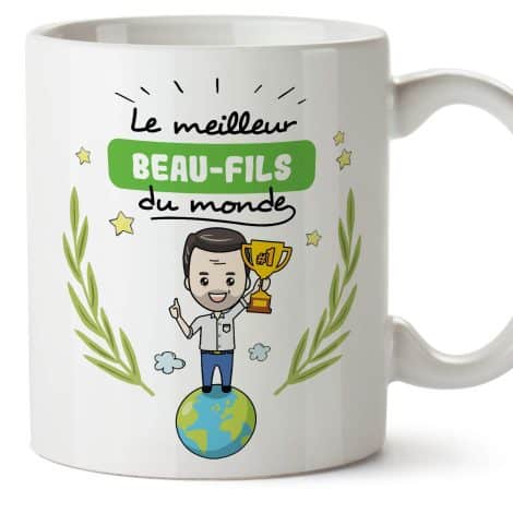 MUGFFINS Tasse “Beau-Fils” – Familial – Idées Cadeaux Amusantes – Café/Thé