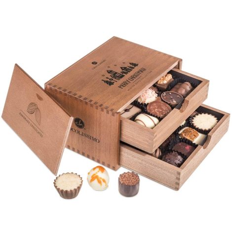 Chocolaterie Joyeuse | Coffret de Noël | Sélection haut de gamme pour Hommes, Femmes, Grands-parents.