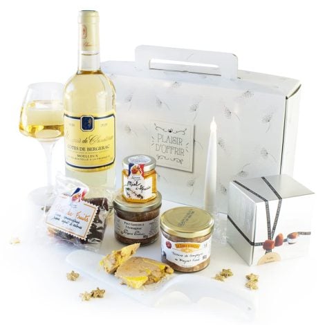 COFFRET GOURMAND familial traditionnel de produits du Périgord pour un repas à deux.