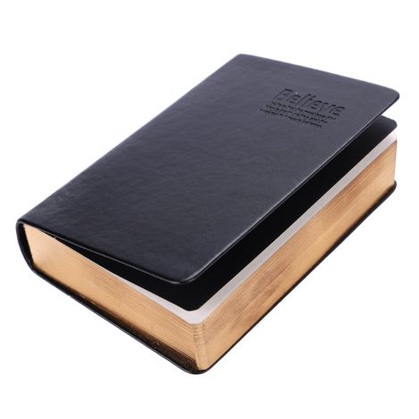 Bloc-notes en cuir A6 rétro, épais avec 460 pages, idéal pour voyager, dessiner, prendre des notes. Parfait pour hommes, femmes religieux. Cadeau spécial!