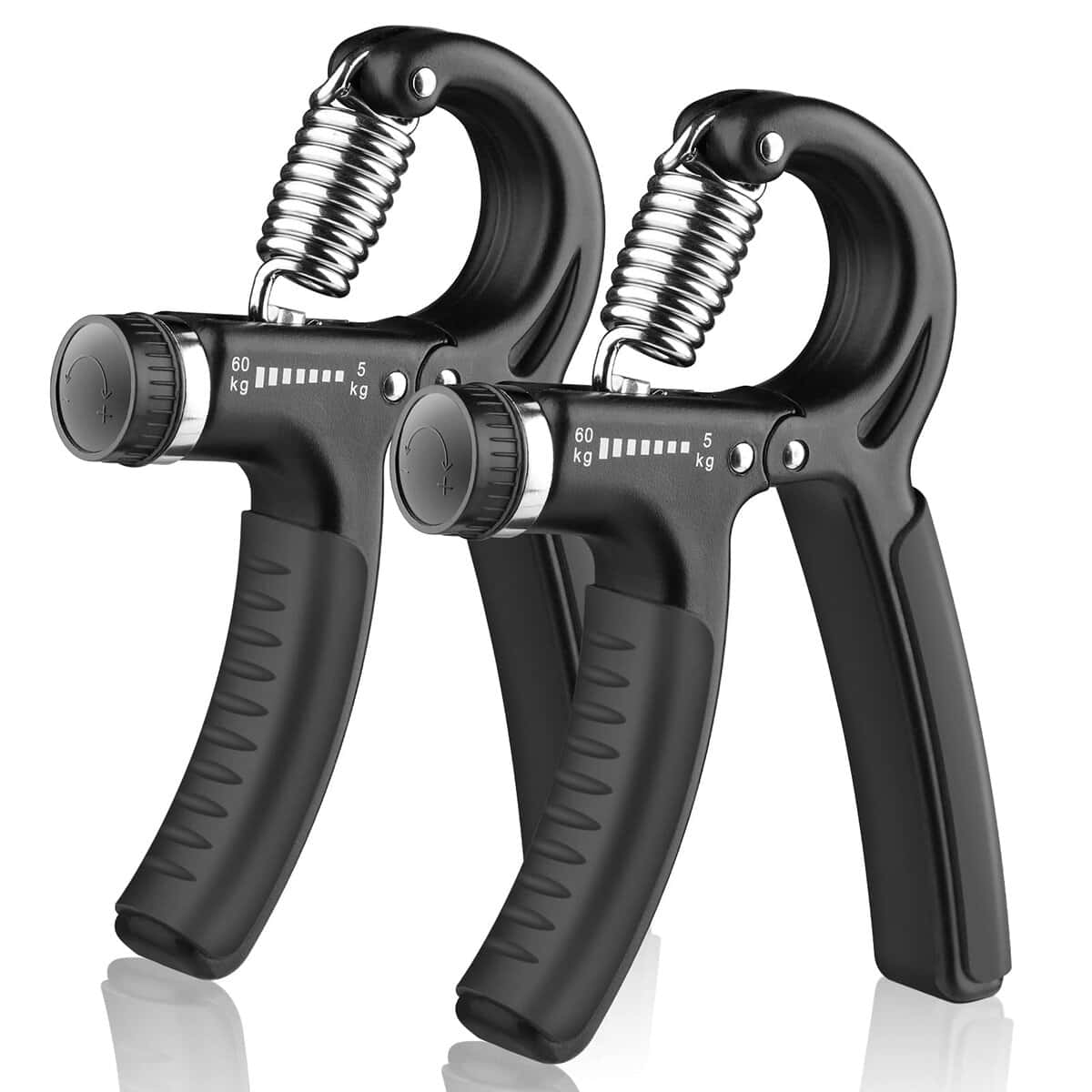 AIXPI Hand Grip Strengthener, Appareil de Renforcement du Grip avec Résistance Réglable 5-60kg, Poignee Musculation Avant Bras Main Poignet pour la Rééducation et le Renforcement Musculaire