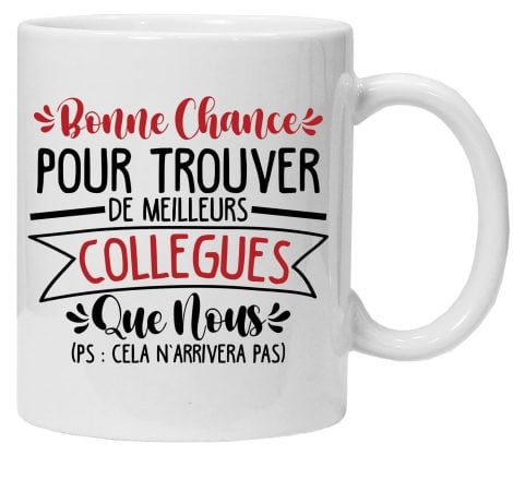 Tasse Départ Collègue | Souhaitez bonne chance pour trouver de meilleurs collègues | Mug Cadeau