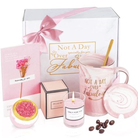 Tasse en porcelaine avec inscription en allemand – Coffret cadeau pour femme, maman, sœur.