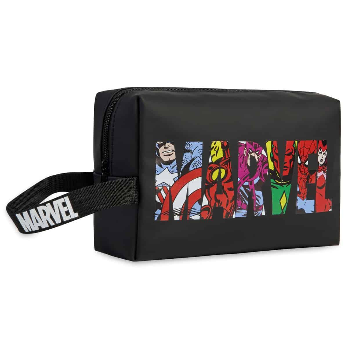 Marvel Trousse de Toilette Avengers, Petite Trousse de Voyage Zippée avec Poignée, Accessoire Officiel Enfant Ado Adulte