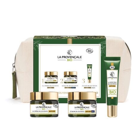 La Provençale – Kit complet Anti-Âge 3 produits – Huile d’Olive Bio AOP Provence – Peaux sensibles inclus