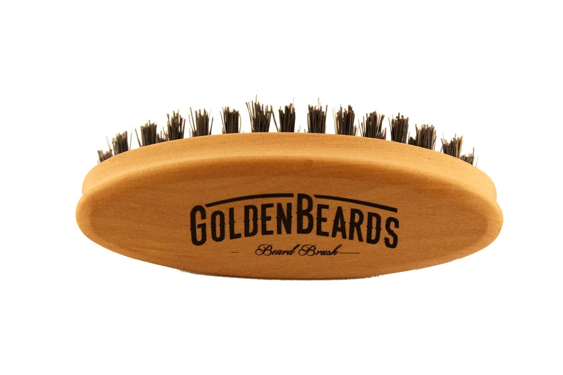 Brosse à barbe pour homme, 100% bois de poirier fait main avec poils de sanglier pour un toilettage facile, Brosse à barbe à poils solides, Fabriquée en Allemagne