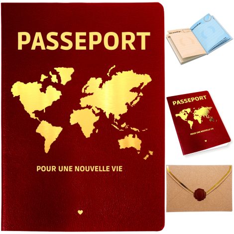 Journal d’adieu drôle pour collègue de travail. Cadeau unique et humoristique pour femme, homme, retraite. Carte de départ originale. Parfait pour pot de départ, déménagement, EVJF, diplôme, long voyage.