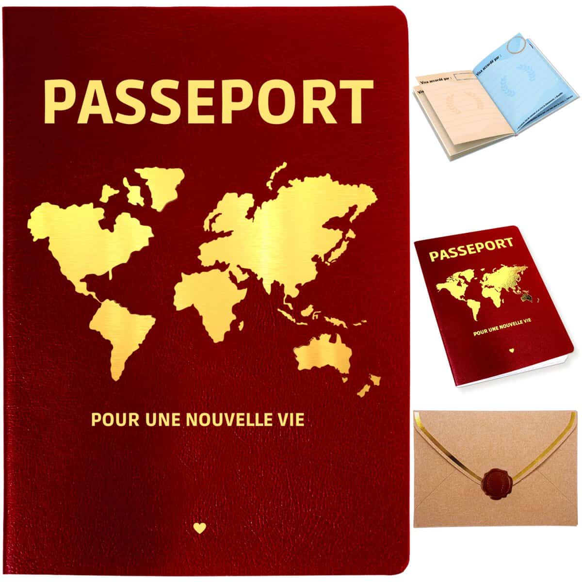 NALKEEZ Livre D'or Départ Collègue De Travail. Cadeau Original Humour Femme, Homme, Retraite. Alternative grande Carte De Départ. Idéal Pot De Départ, Déménagement, Evjf, Diplôme, Long Voyage