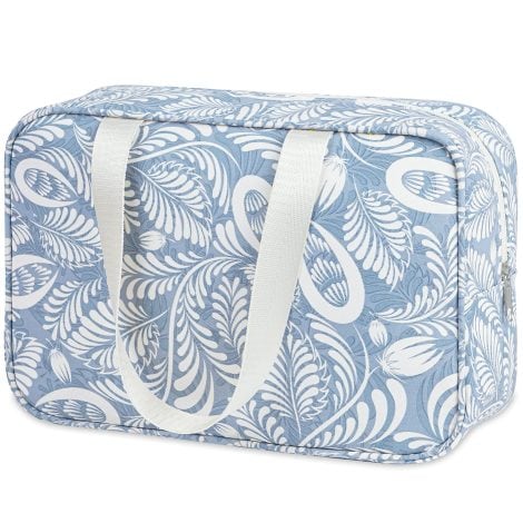 Trousse de toilette de grande capacité pour voyager avec pochette de rangement portable pour cosmétiques.