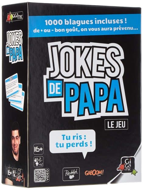 Gigamic Blagues de Papa, Jeu de société convivial, pour 16 à 99 ans.