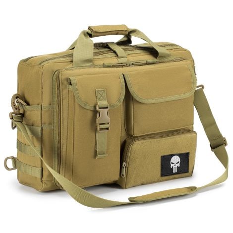 Sac à main militaire SPAHER pour homme, imperméable, cadeau idéal pour le travail, les affaires et les voyages.