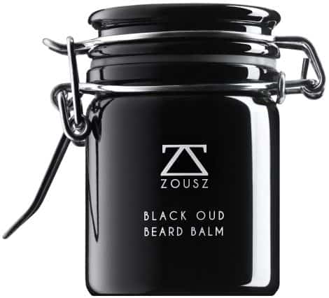 Baume à barbe de luxe ZOUSZ à l’essence d’Oud Noir, boisée, hydratant et antipelliculaire – 50g.
