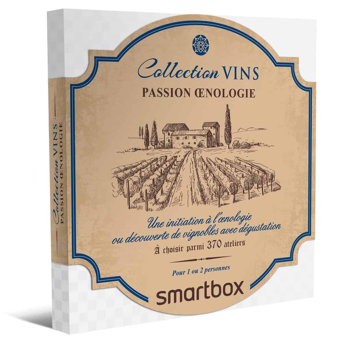 Smartbox - Coffret cadeau Activité autour du vin pour 1 ou 2 personnes - Idée cadeau œnologie