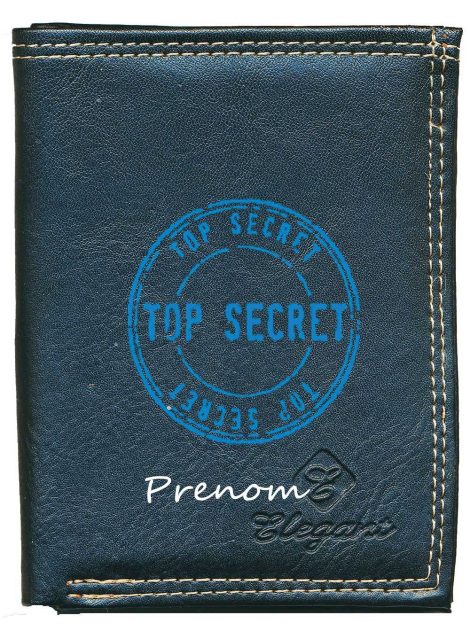 Porte-monnaie masculin personnalisé avec prénom ou surnom, pour garder en sécurité vos cartes et papiers importants, Syl’la.