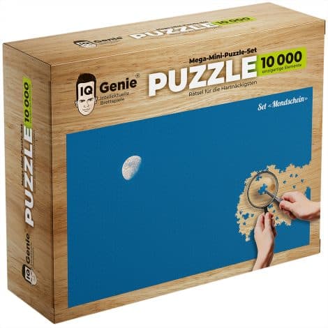 Coffret cadeau JOKEBOX : un cadeau insolite et drôle avec une fausse image amusante | Pour hommes | Tailles : 29 x 23 x 9 cm | Idéal pour un anniversaire (« Puzzle » exclusivement pour les Génies)